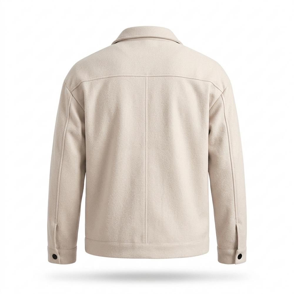 Allsaints Leather - Malin | Structured Wool-Blend Jacket Men