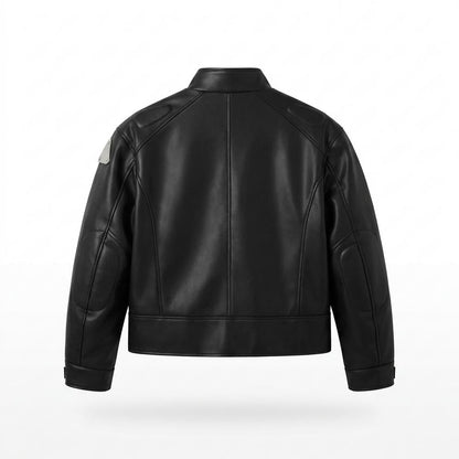 Allsaints Leather - Vasan | Zip-Up Paneled Leather Jacket Men