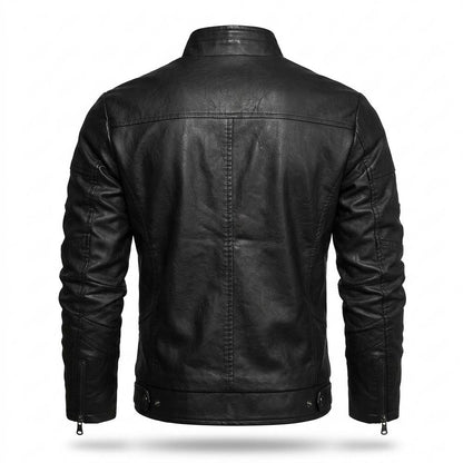 Allsaints Leather - Seven | Zip-Up Fitted Leather Jacket Men