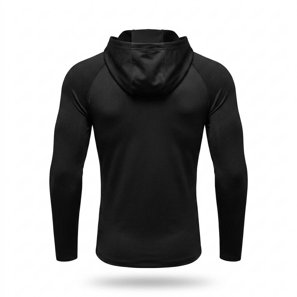 Allsaints Leather - Damud | Slim-Fit Zip-Up Hoodie Men