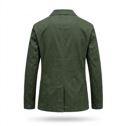Allsaints Leather - Kasen | Single-Breasted Cotton Blazer Men