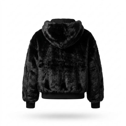 Allsaints Leather - Misil | Faux-Fur Hooded Jacket Unisex