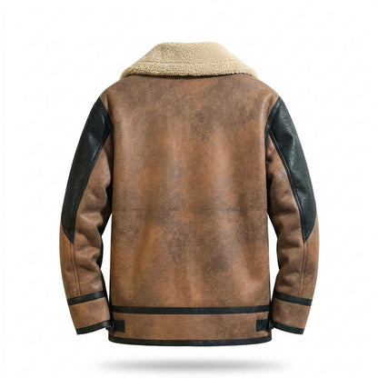 Allsaints Leather - Runon | Lined Two-Tone Jacket Men