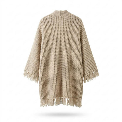 Allsaints Leather - Yosel | Fringed Chunky Knit Knit Cardigan Women