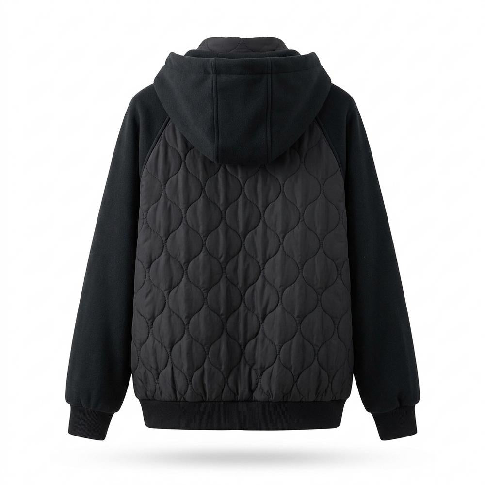 Allsaints Leather - Neran | Quilted Hooded Jacket Women
