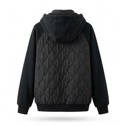 Allsaints Leather - Neran | Quilted Hooded Jacket Women
