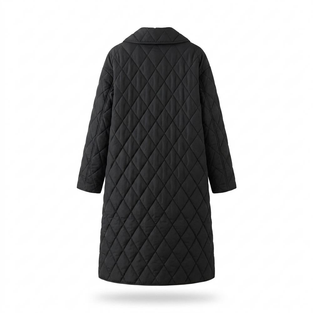 Allsaints Leather - Lylev | Quilted Longline Coat Women