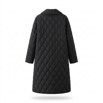Allsaints Leather - Lylev | Quilted Longline Coat Women