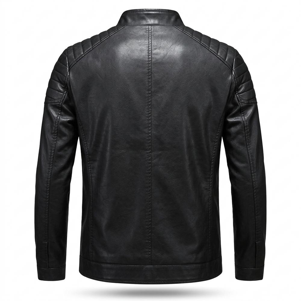 Allsaints Leather - Yomar | Quilted Zip-Up Leather Jacket Men