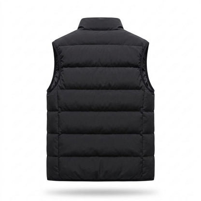 Allsaints Leather - Zeken | Quilted Padded Vest Men