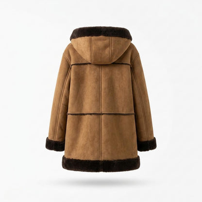 Allsaints Leather - Nevel | Hooded Shearling-Lined Coat Women