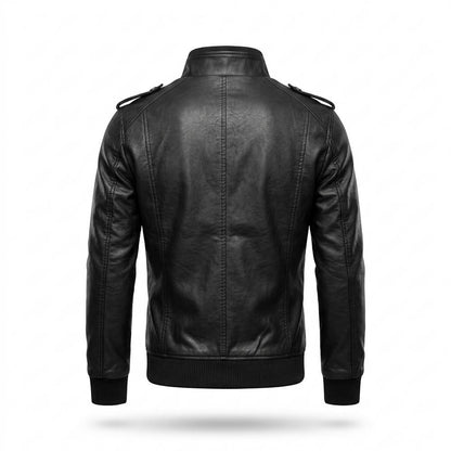Allsaints Leather - Tivas | Quilted Zip-Up Leather Jacket Men