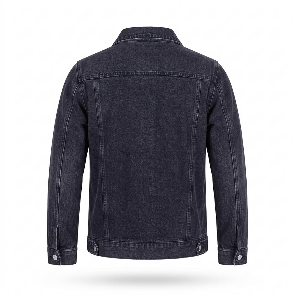 Allsaints Leather - Lorev | Buttoned Washed Denim Jacket Men