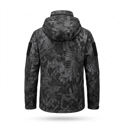 Allsaints Leather - Davel | Patterned Hooded Jacket Men