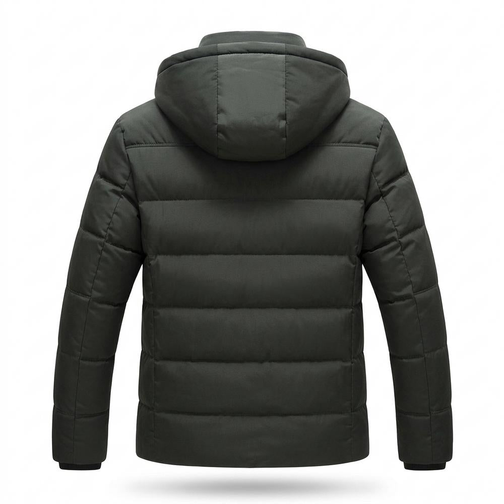 Allsaints Leather - Arran | Quilted Hooded Jacket Men