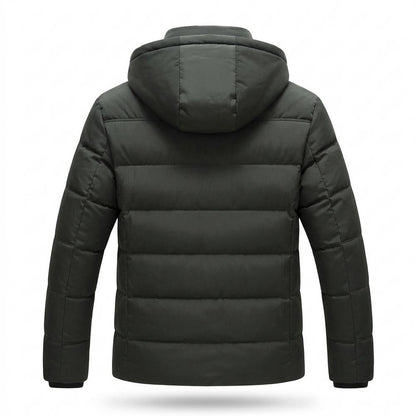 Allsaints Leather - Arran | Quilted Hooded Jacket Men