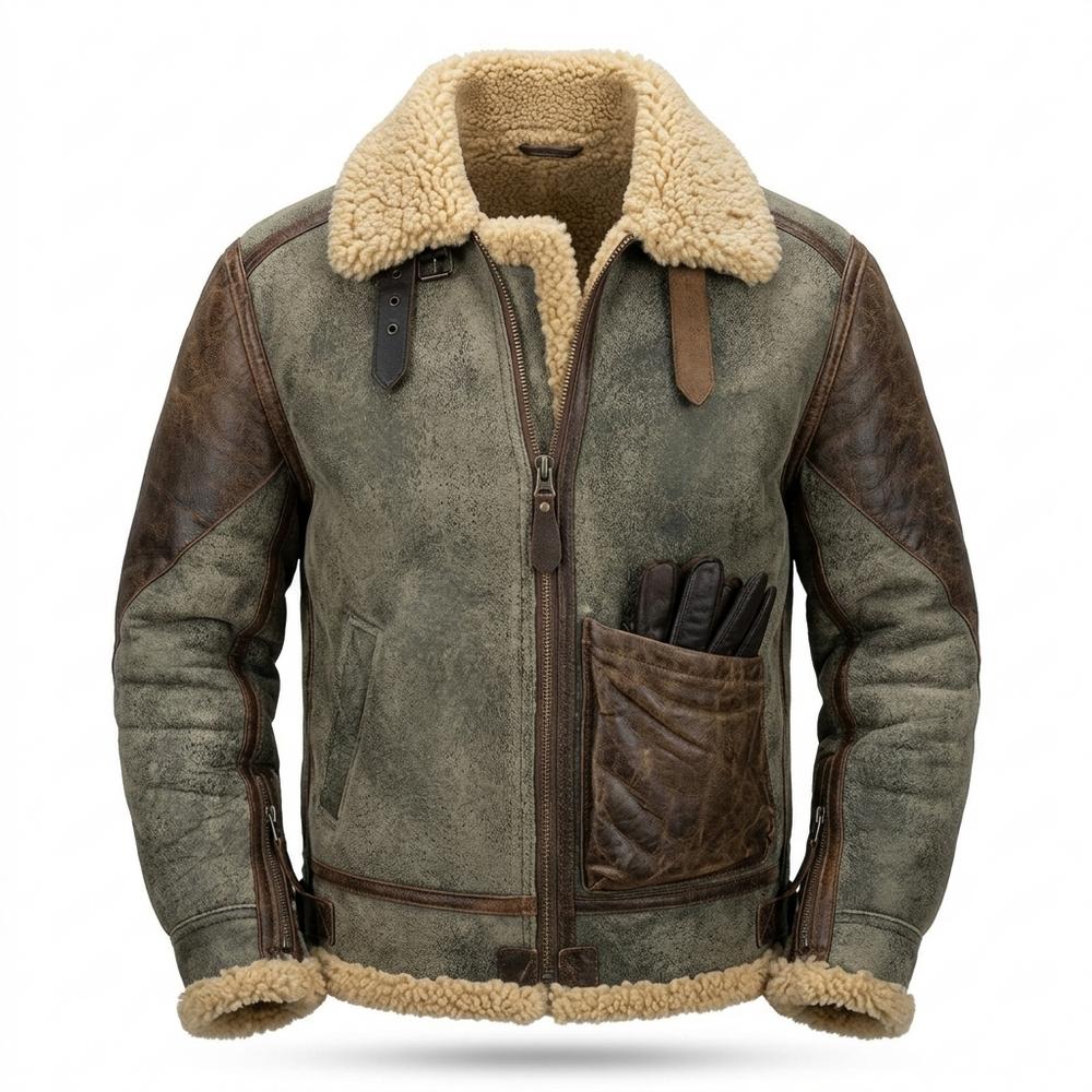 Allsaints Leather - Eihal | Shearling Lined Jacket Men