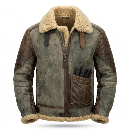 Allsaints Leather - Eihal | Shearling Lined Jacket Men