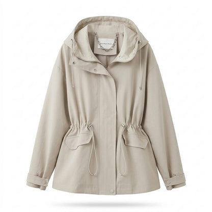 Allsaints Leather - Arsin | Hooded Drawstring-Waist Jacket Women