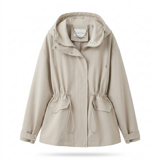 Allsaints Leather - Arsin | Hooded Drawstring-Waist Jacket Women