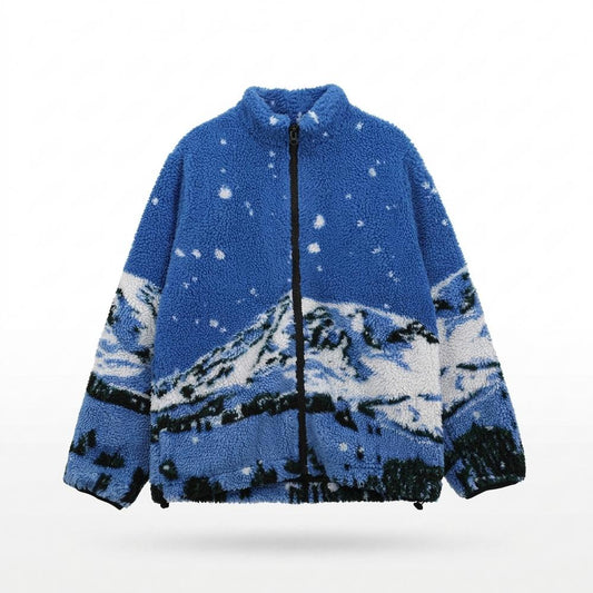 Allsaints Leather - Ketir | High-Pile Patterned Jacket Unisex