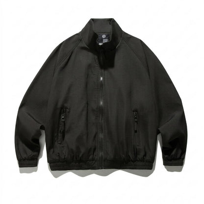 Allsaints Leather - Tatir | Ribbed Zip-Up Jacket Unisex