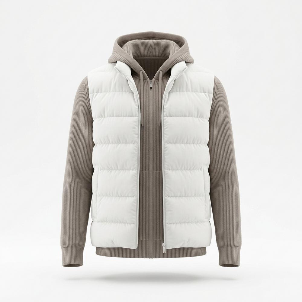 Allsaints Leather - Vubad | Quilted Hooded Jacket Unisex