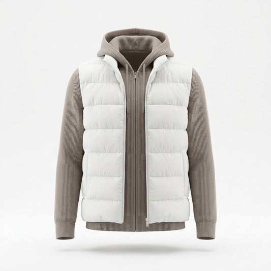 Allsaints Leather - Vubad | Quilted Hooded Jacket Unisex