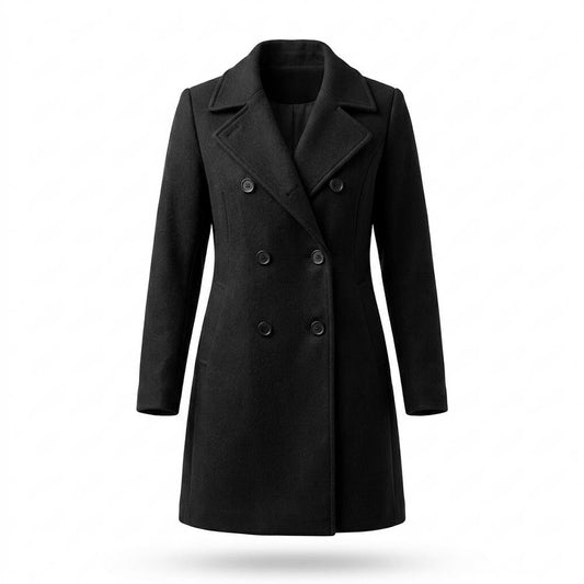 Allsaints Leather - Lelor | Double-Breasted Tailored Coat Women