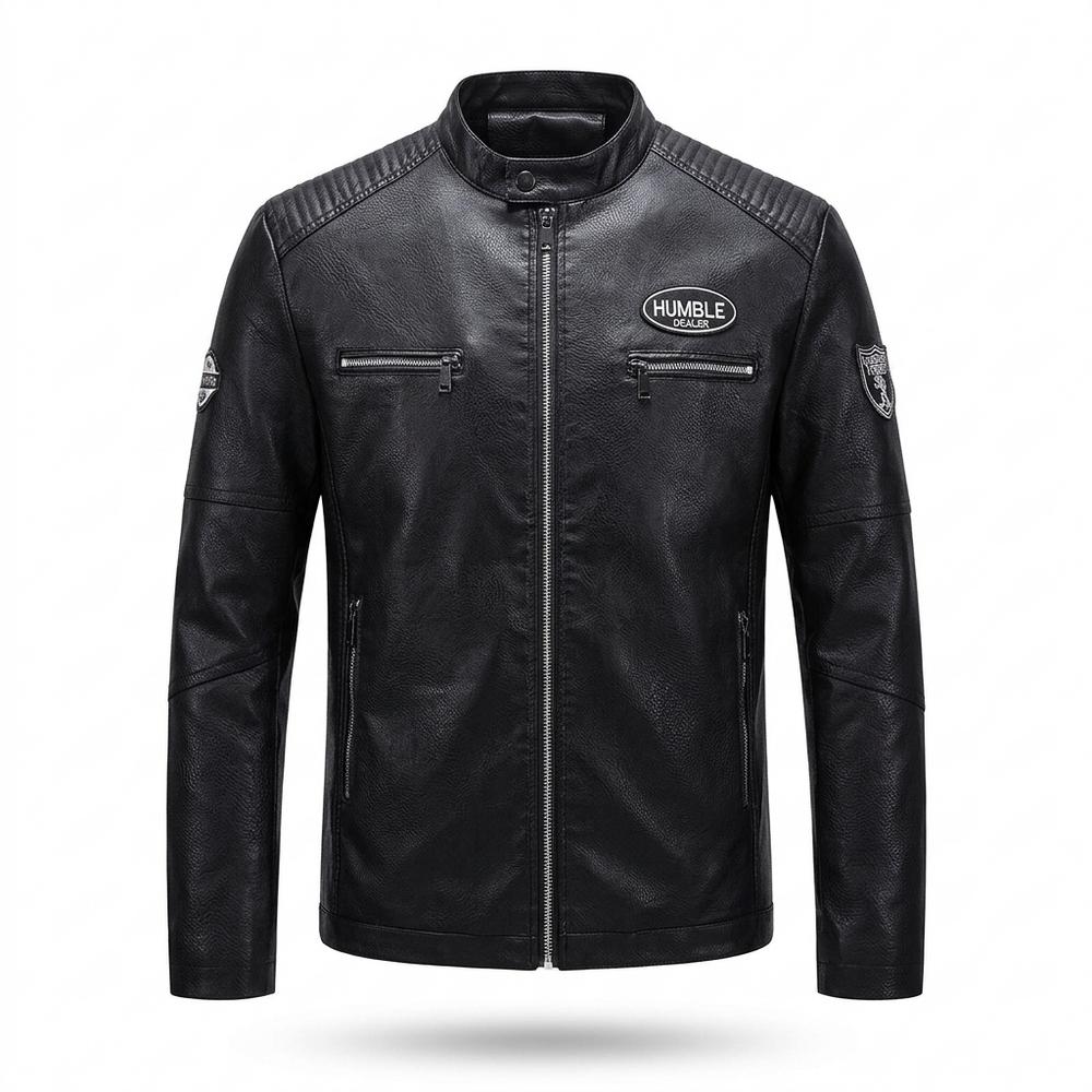 Allsaints Leather - Selor | Quilted Slim Fit Leather Jacket Men