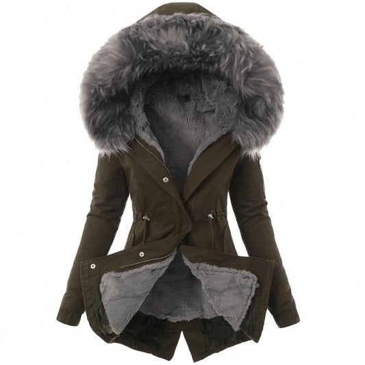 Allsaints Leather - Viral | Fur-Trimmed Lined Coat Women