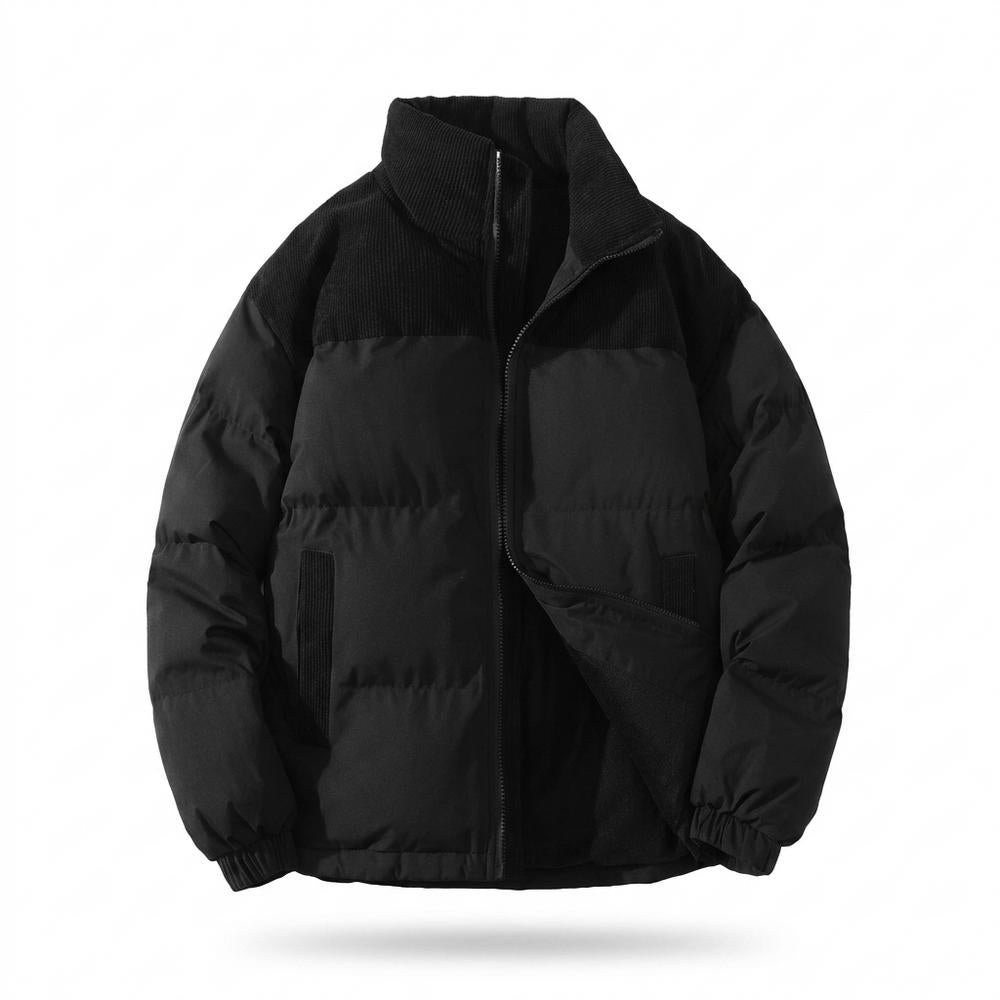 Allsaints Leather - Yodan | Padded Corduroy-Paneled Jacket Unisex