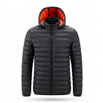 Allsaints Leather - Valen | Quilted Hooded Jacket Men