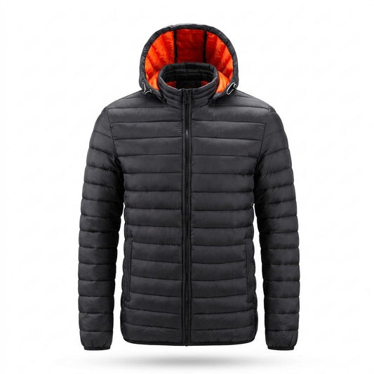 Allsaints Leather - Valen | Quilted Hooded Jacket Men