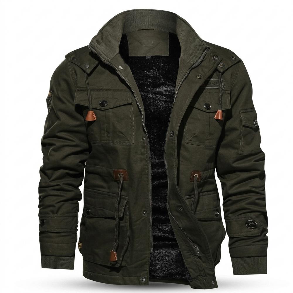 Allsaints Leather - Velen | Fleece-Lined Multi-Pocket Jacket Men