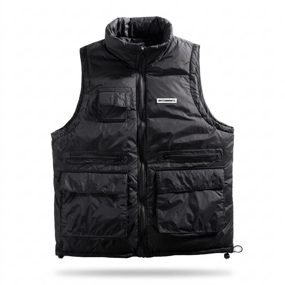Allsaints Leather - Ribon | Padded Functional Vest Unisex