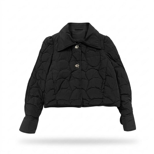 Allsaints Leather - Vezan | Quilted Buttoned Jacket Women