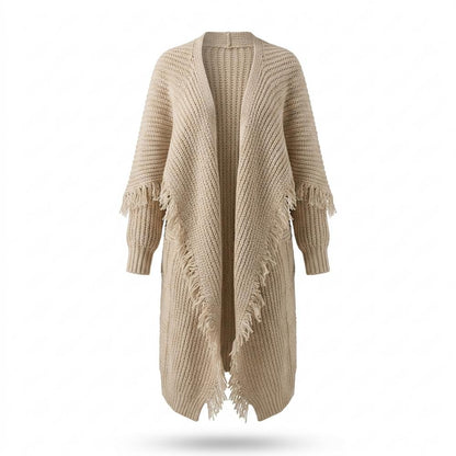 Allsaints Leather - Yosel | Fringed Chunky Knit Knit Cardigan Women