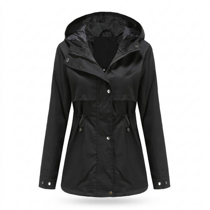 Allsaints Leather - Tator | Hooded Drawstring Jacket Women