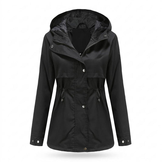 Allsaints Leather - Tator | Hooded Drawstring Jacket Women
