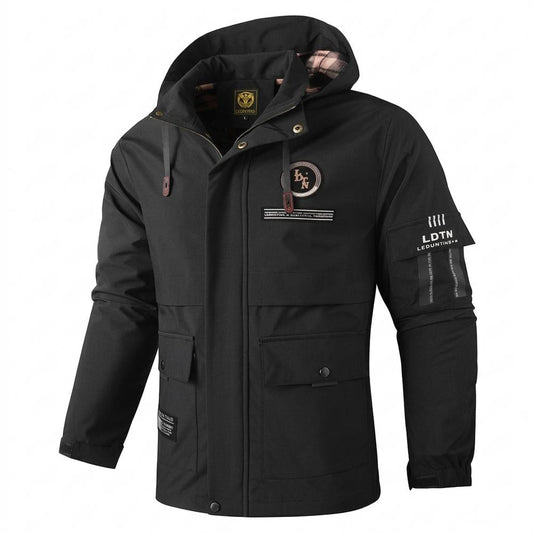 Allsaints Leather - Nerel | Hooded Functional Jacket Men