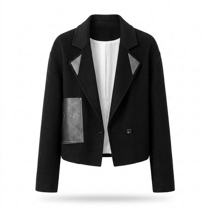 Allsaints Leather - Rasan | Cropped Leather-Paneled Jacket Women