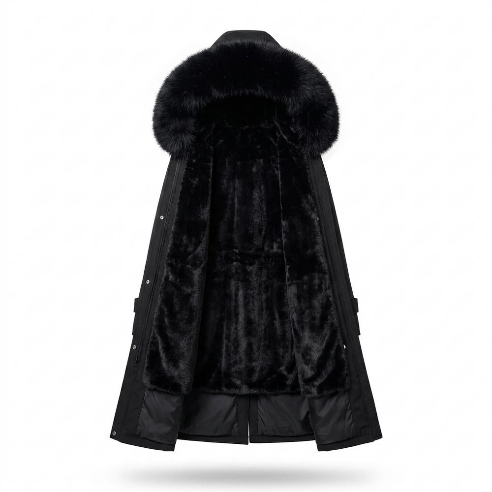 Allsaints Leather - Zasil | Plush-Lined Hooded Coat Women