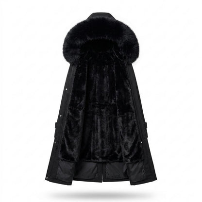 Allsaints Leather - Zasil | Plush-Lined Hooded Coat Women