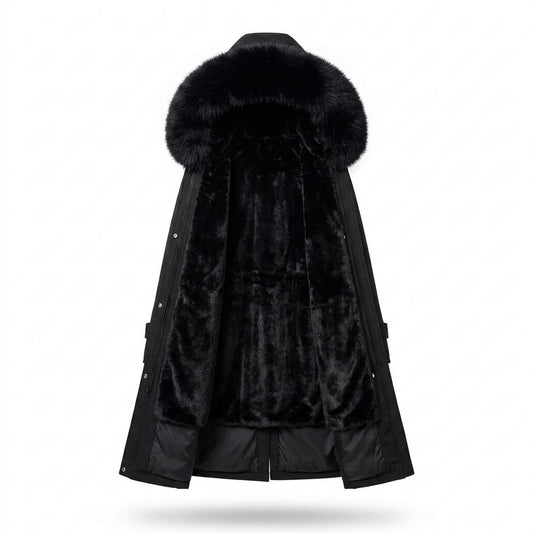 Allsaints Leather - Zasil | Plush-Lined Hooded Coat Women