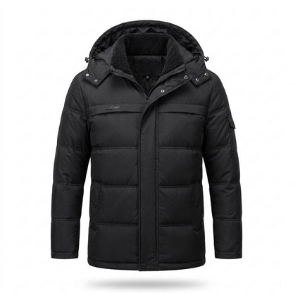 Allsaints Leather - Varen | Hooded Padded Jacket Men