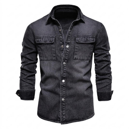 Allsaints Leather - Lesel | Washed Button-Up Shirt Men
