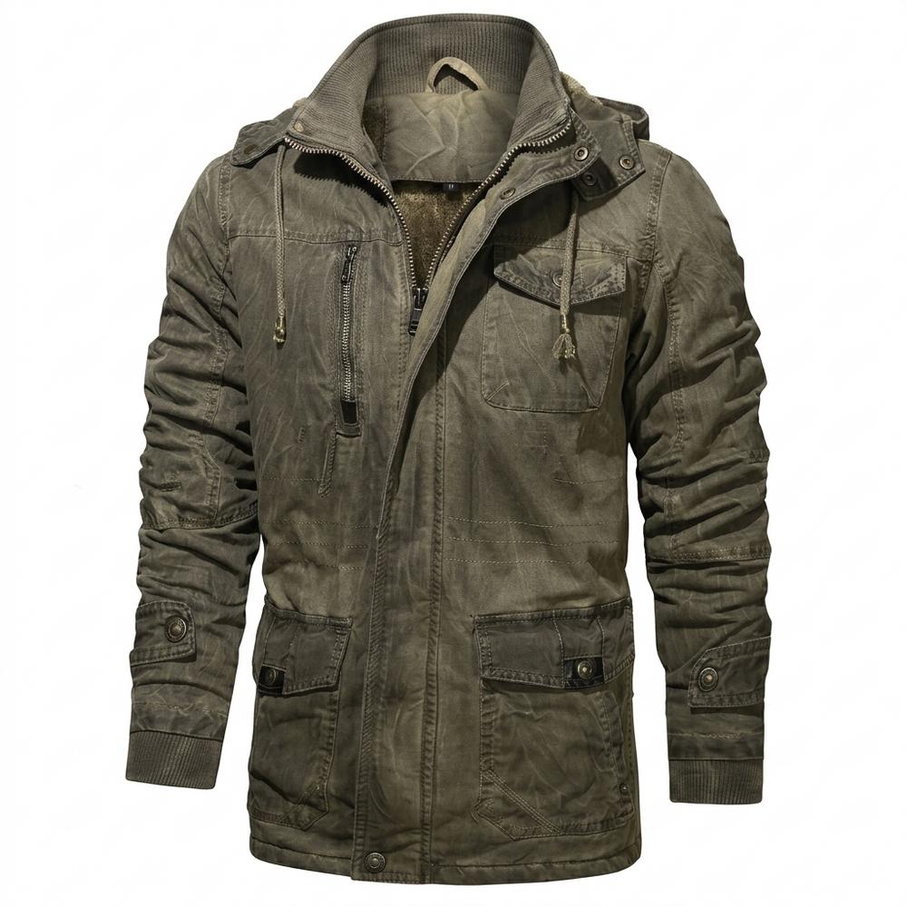 Allsaints Leather - Carel | Lined Hooded Jacket Men