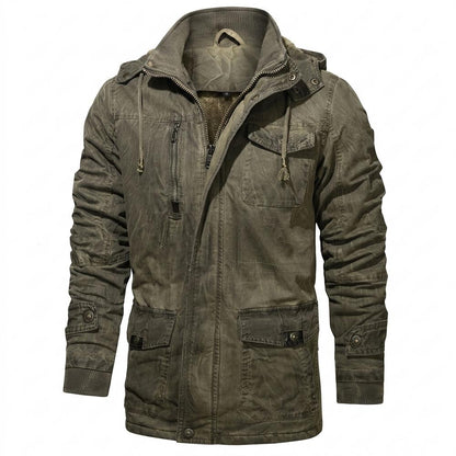 Allsaints Leather - Carel | Lined Hooded Jacket Men