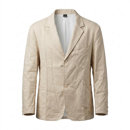 Allsaints Leather - Rorel | Linen Two-Button Blazer Men
